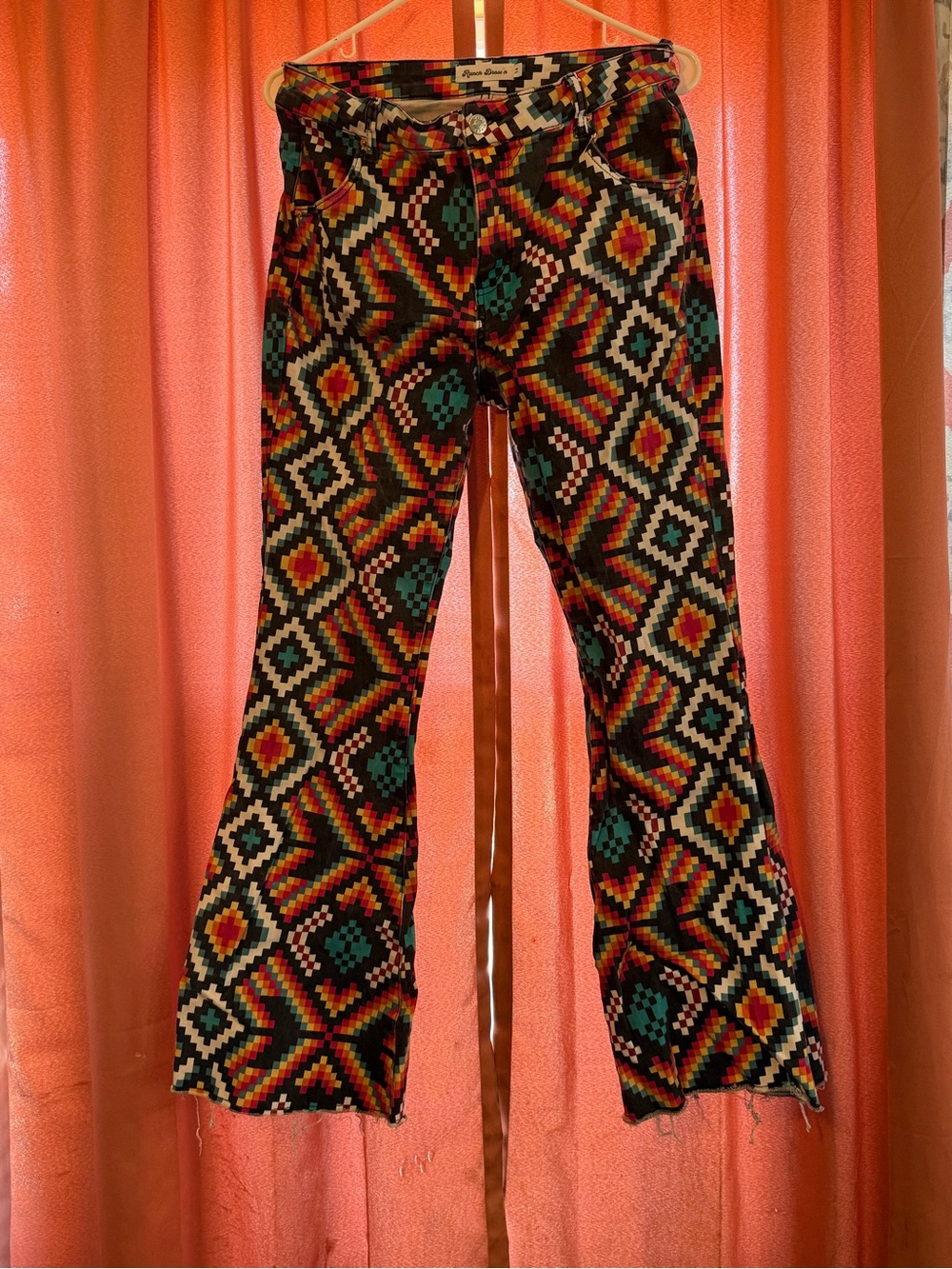 Ranch Dress'N Aztec boot cut pants